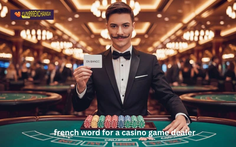 french word for a casino game dealer